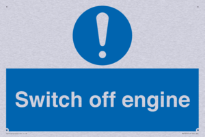 Switch off engine